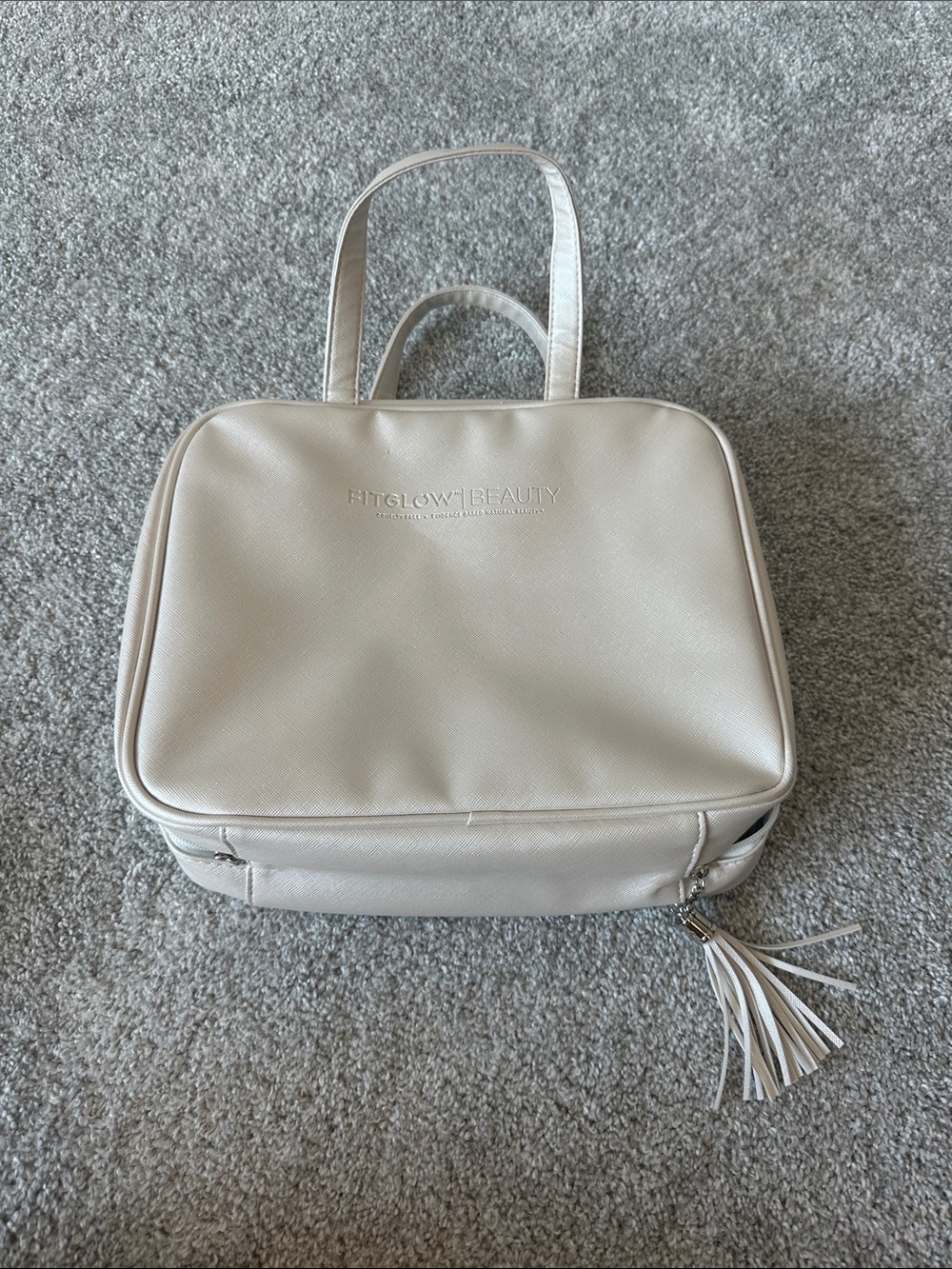 FitGlow Beauty Cream Cosmetic Tote Bag